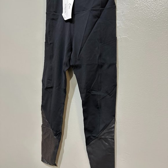 ZYIA Pants & Jumpsuits Zyia Black Flower Power Luxe Poshmark